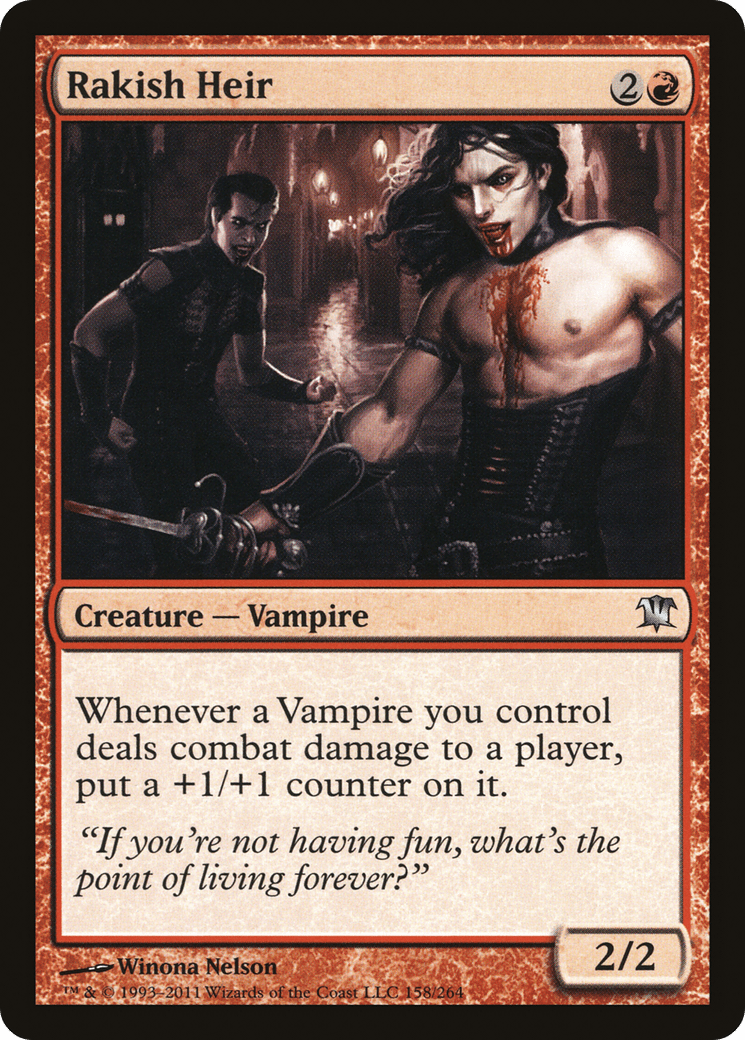 Rakish Heir [Innistrad] Foil