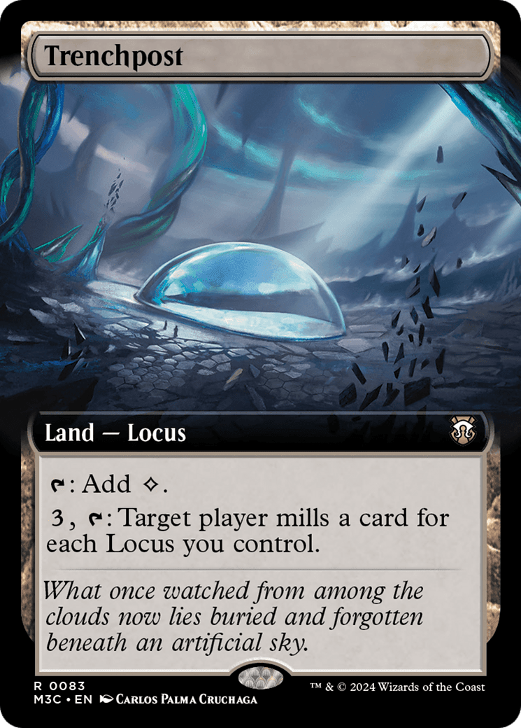 Trenchpost (Extended Art) [Modern Horizons 3 Commander] Foil