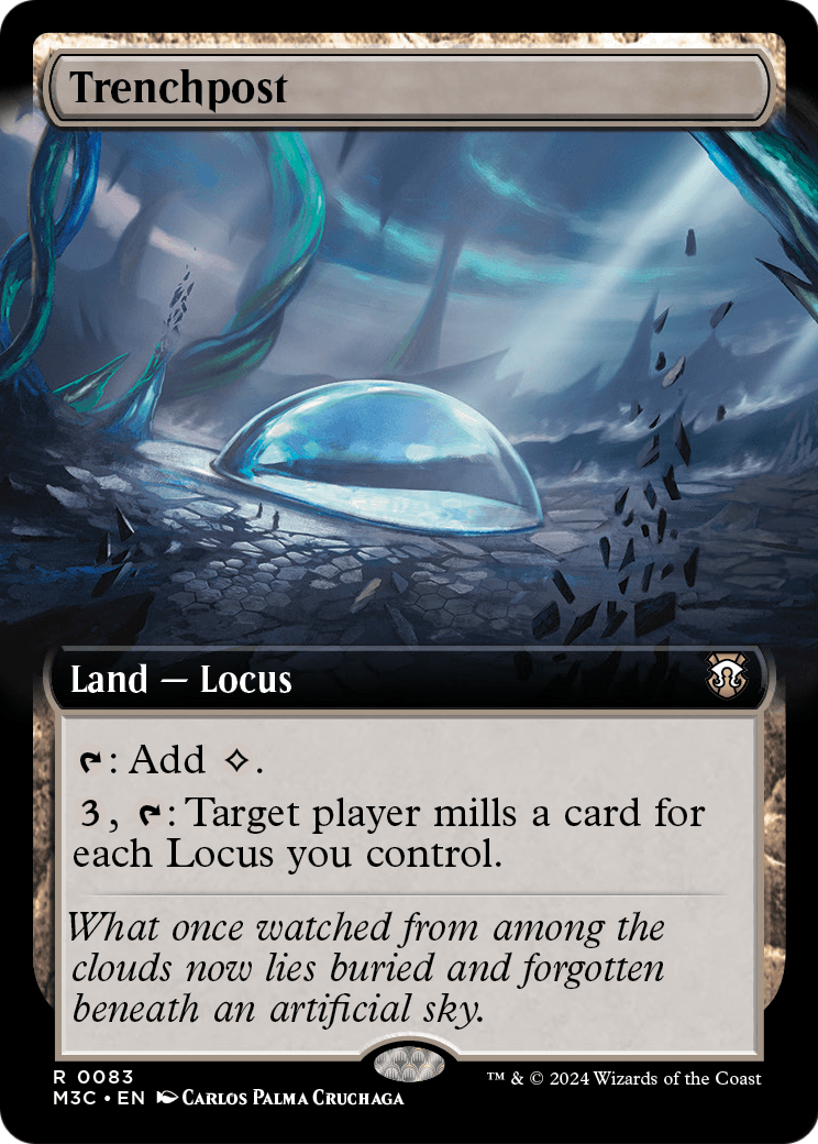 Trenchpost (Extended Art) [Modern Horizons 3 Commander] Foil