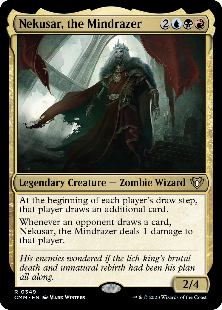 Nekusar, the Mindrazer [Commander Masters] Foil