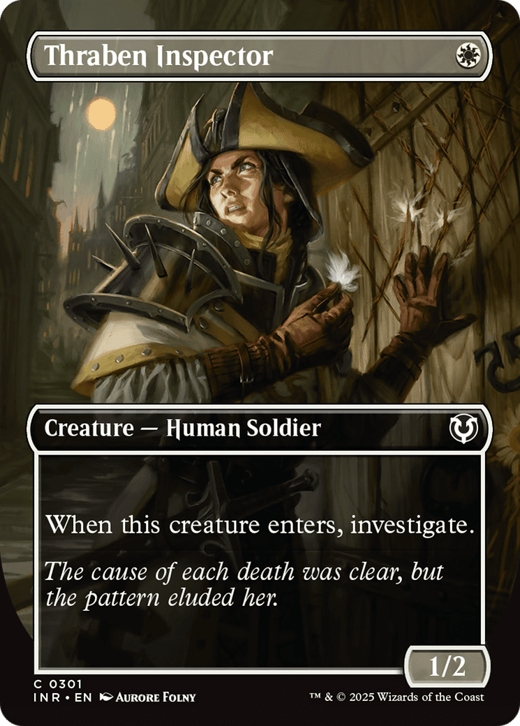 Thraben Inspector (Borderless) (-301) [Innistrad Remastered]  Foil