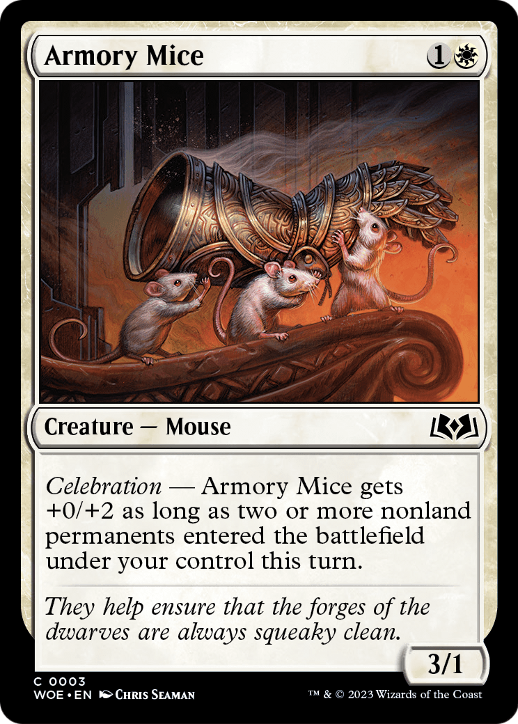 Armory Mice [Wilds of Eldraine] Foil