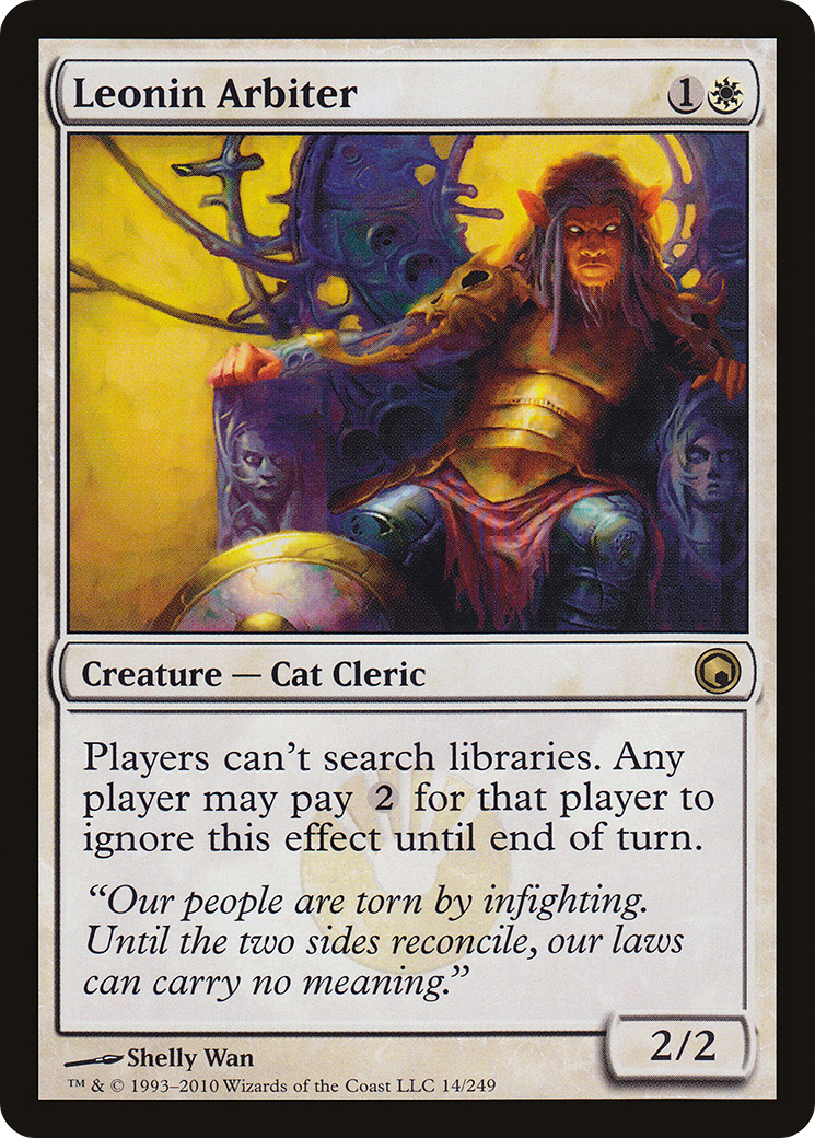 Leonin Arbiter [Scars of Mirrodin] Foil