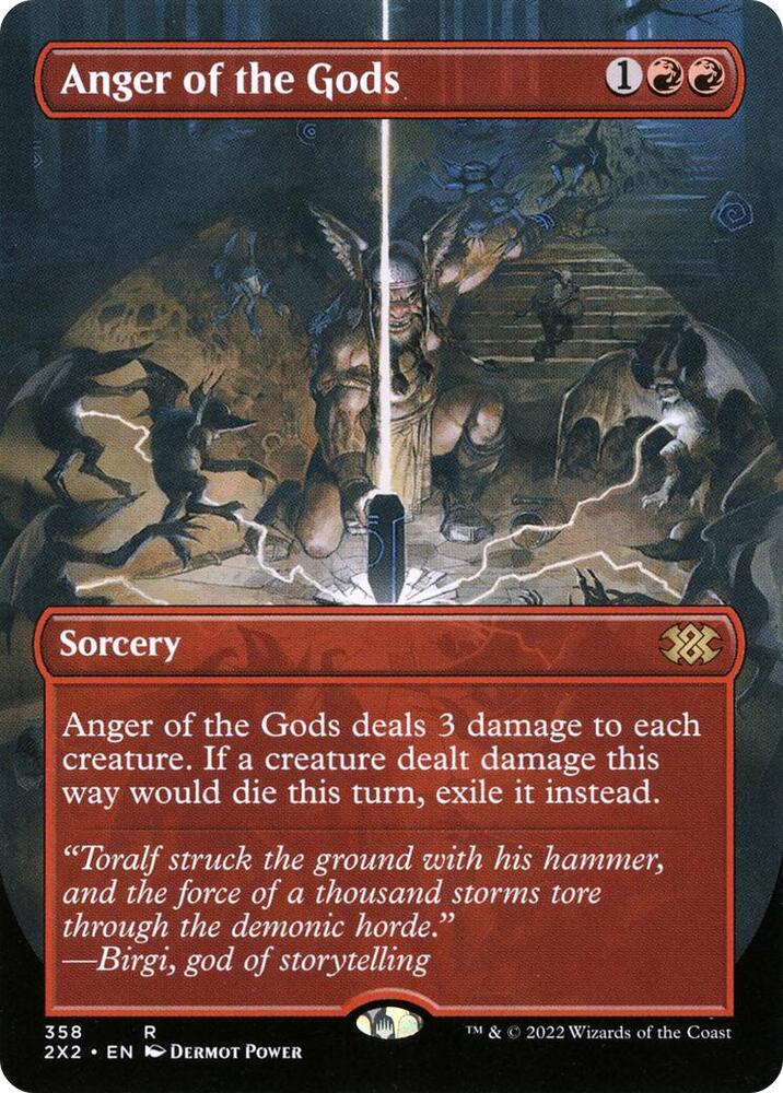 Anger of the Gods Borderless 358/331 (Double Masters 2022) 