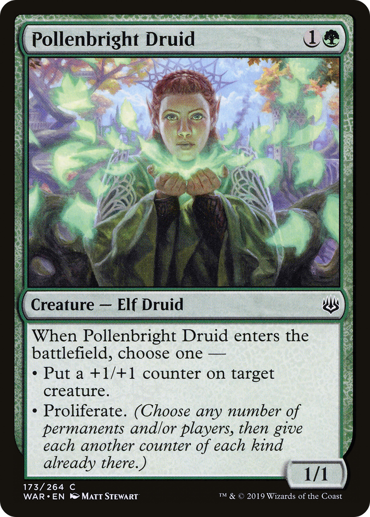 Pollenbright Druid [War of the Spark] Foil