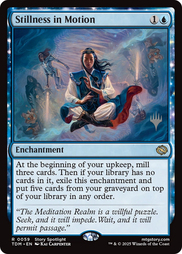 Stillness in Motion (059) [Promo Pack: Tarkir: Dragonstorm]  Foil