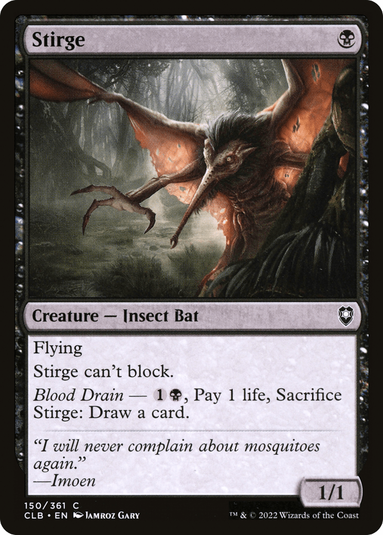 Stirge [Commander Legends: Battle for Baldur's Gate] Foil