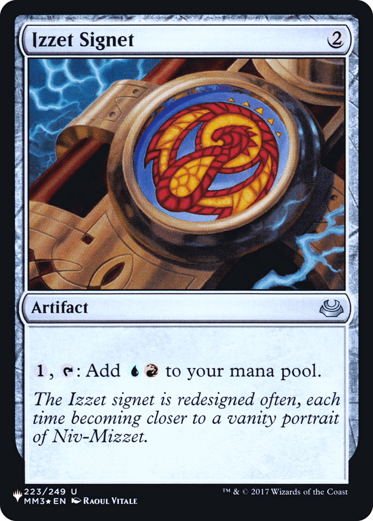 Izzet Signet |  Foil (MM3-223) [The List]