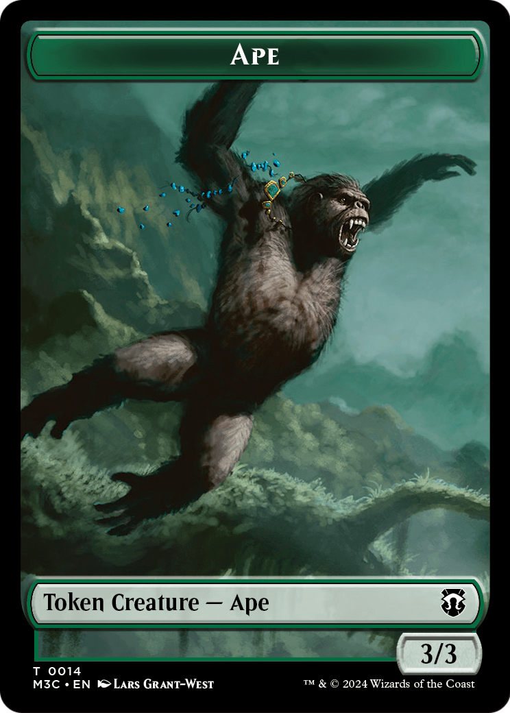 Ape (TM3C-014) - Modern Horizons 3 Commander Tokens