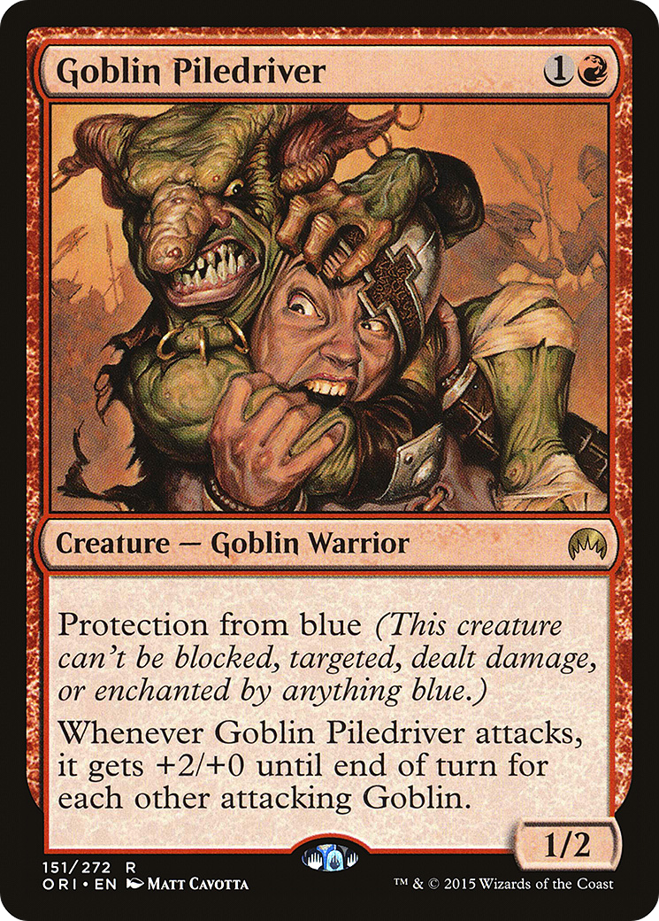 Goblin Piledriver [Magic Origins] Foil