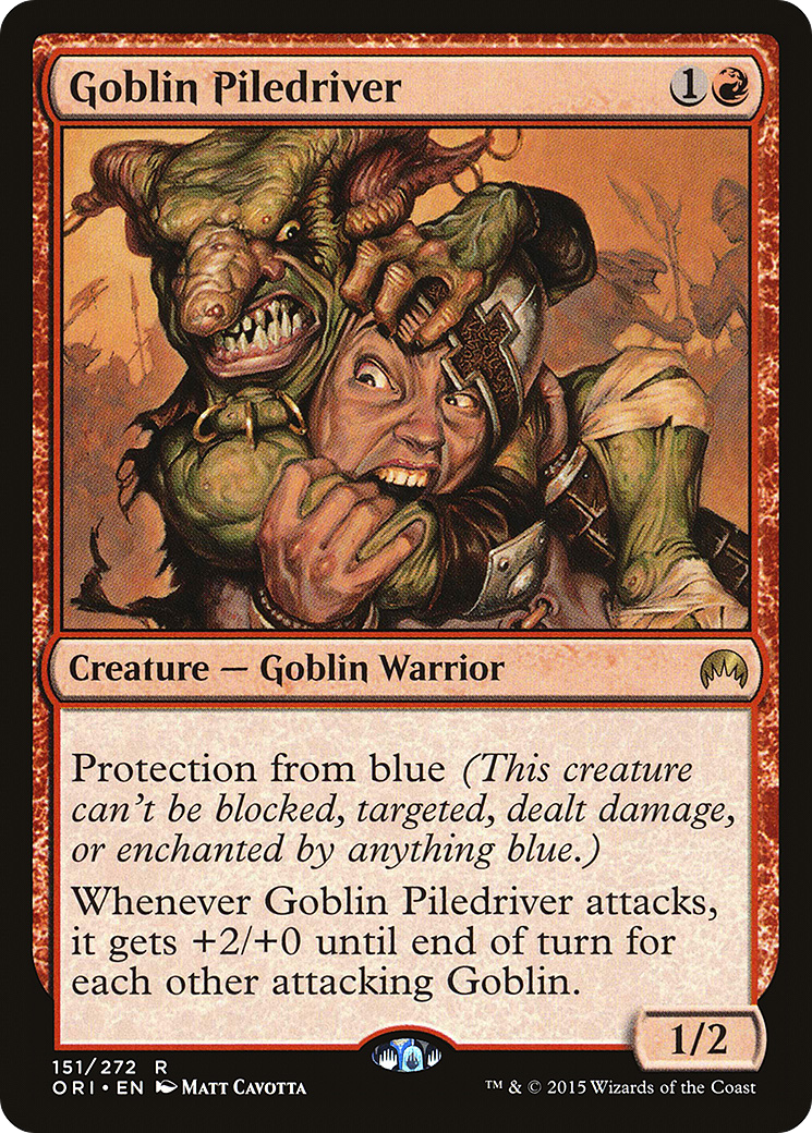 Goblin Piledriver [Magic Origins] Foil