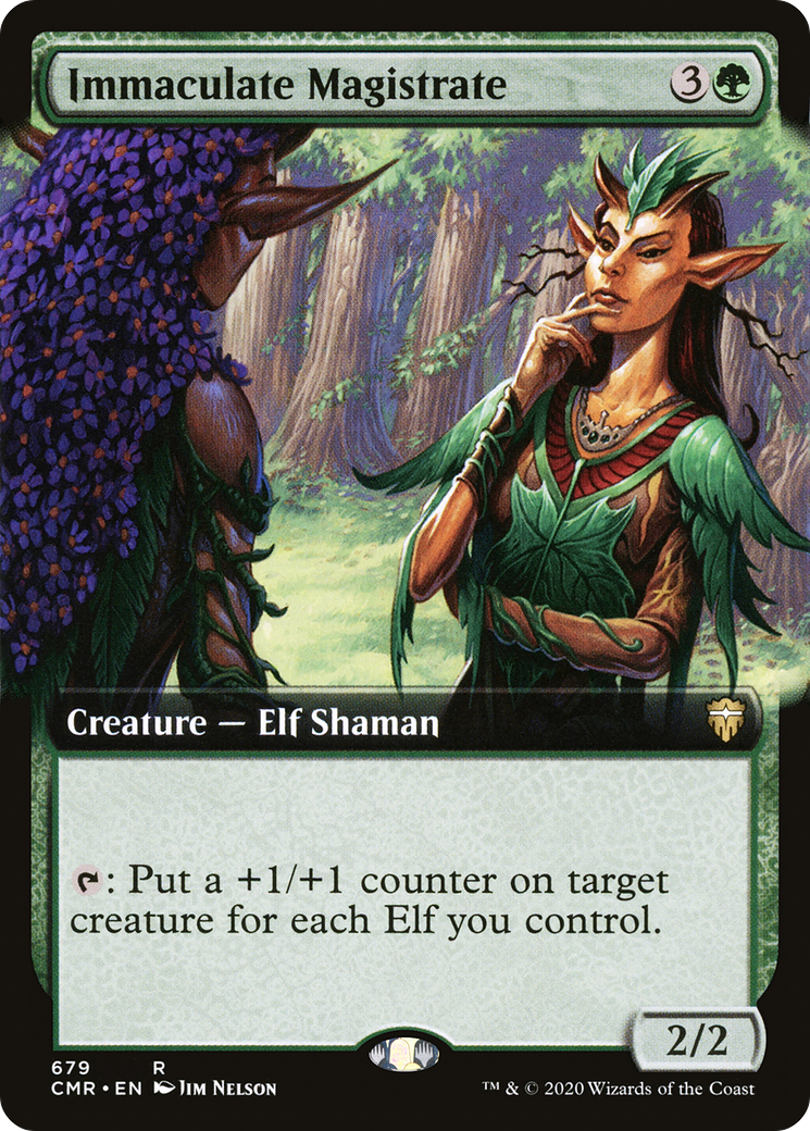 Immaculate Magistrate (Extended Art) [Commander Legends] Foil