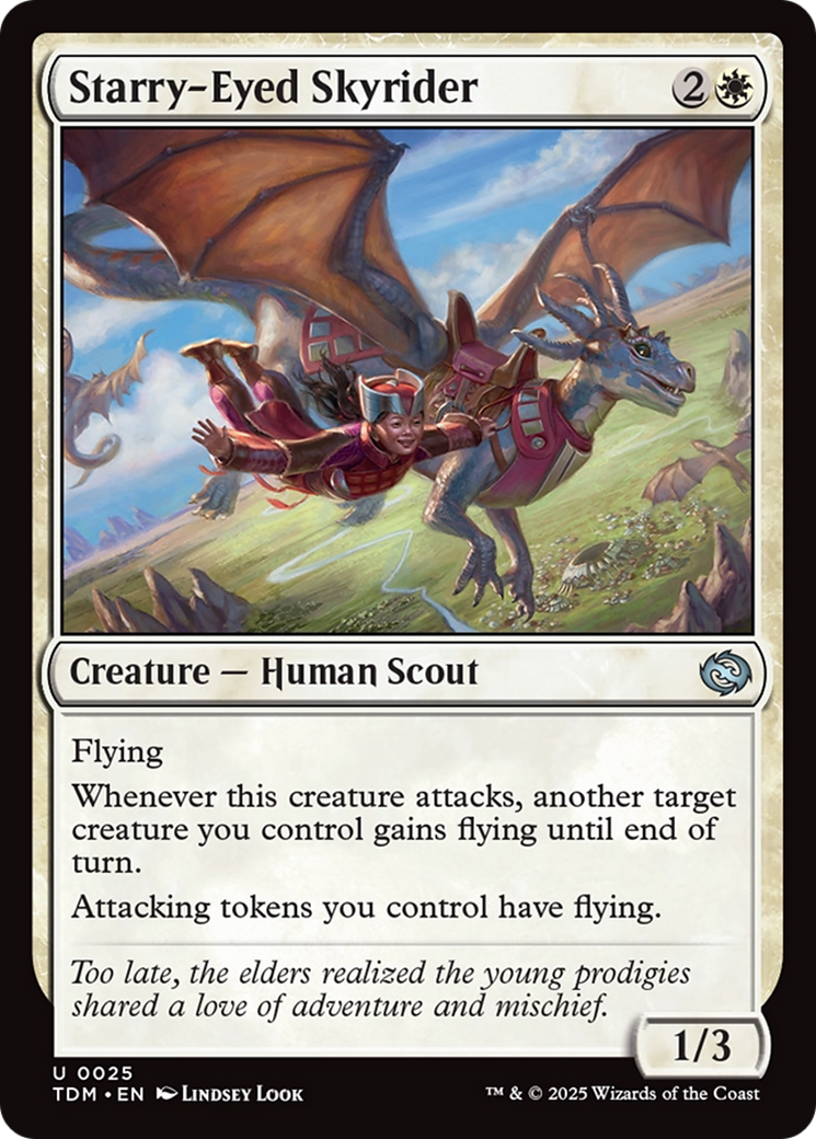 Starry-Eyed Skyrider (025) [Tarkir: Dragonstorm]