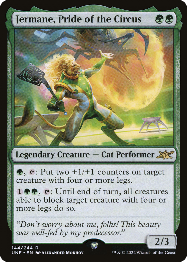 Jermane, Pride of the Circus [Unfinity] Foil