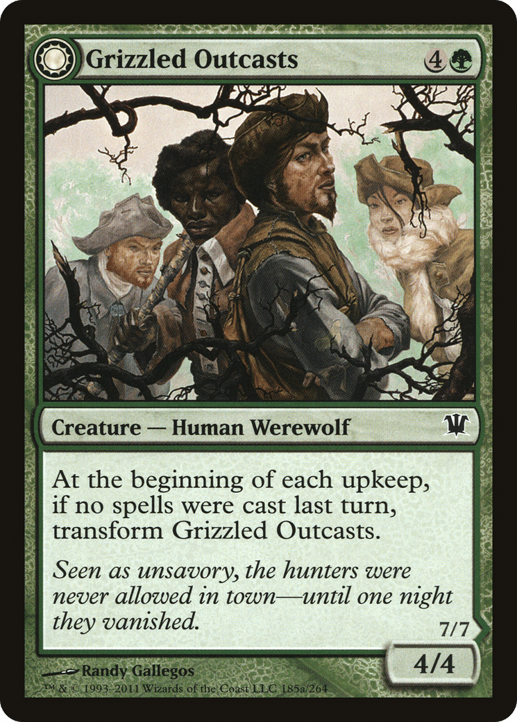Grizzled Outcasts // Krallenhorde Wantons [Innistrad] Foil