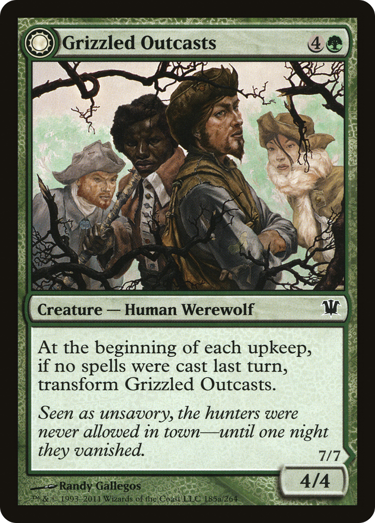Grizzled Outcasts // Krallenhorde Wantons [Innistrad] Foil