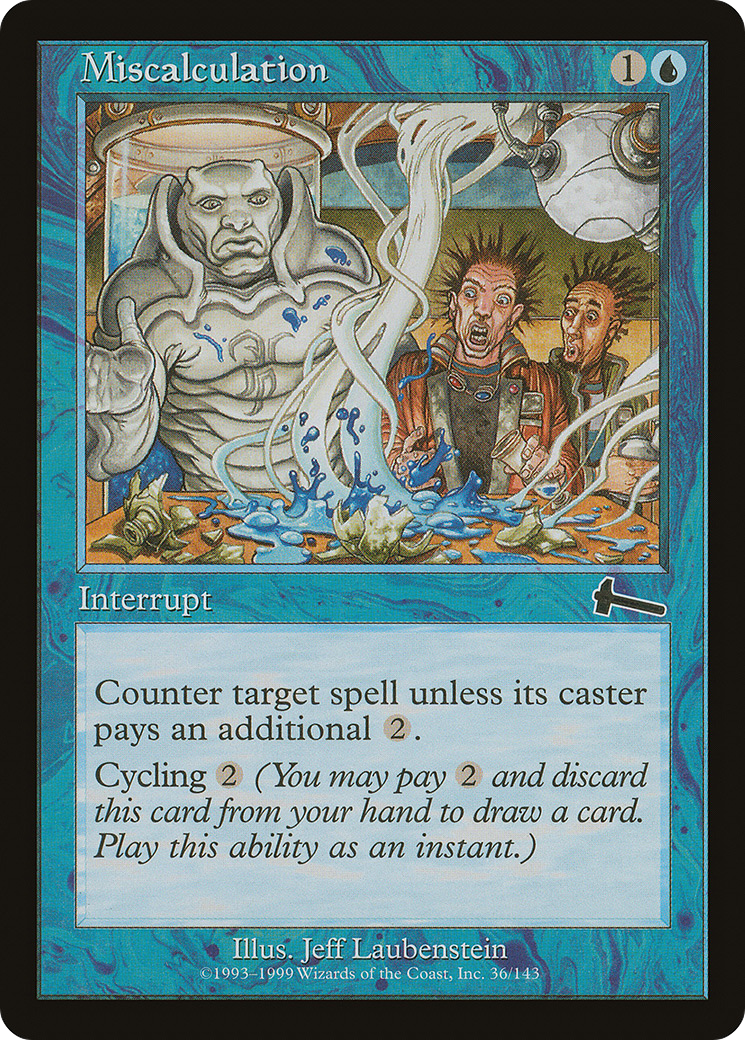 Miscalculation [Urza's Legacy] Foil