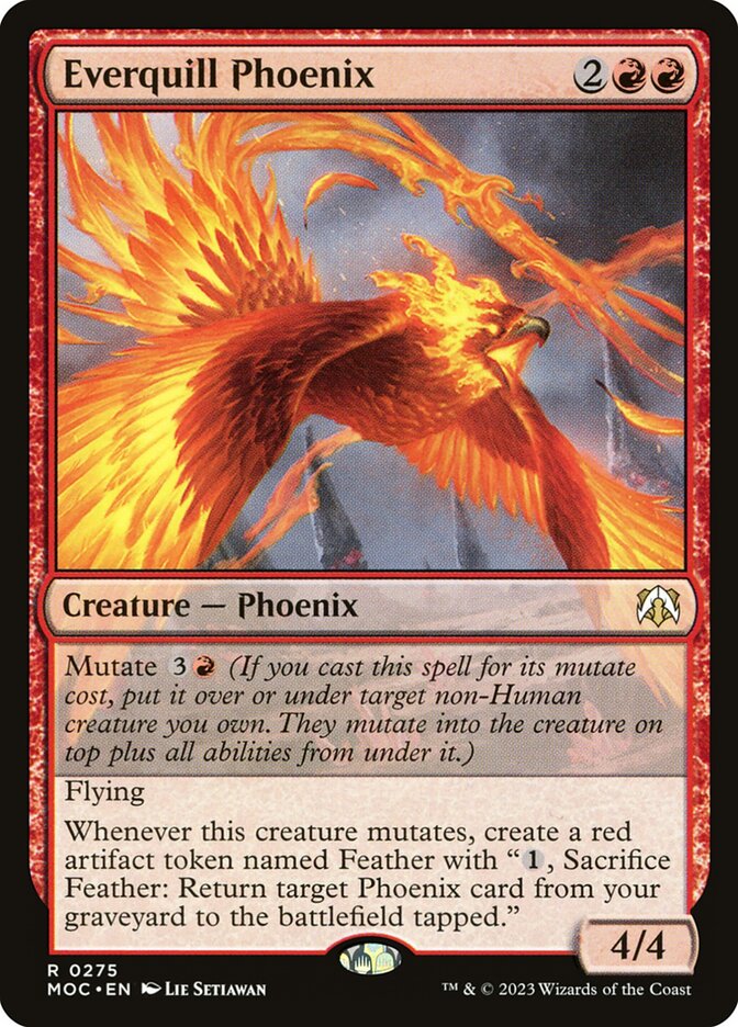 Everquill Phoenix 275 (Commander: March of the Machine) 