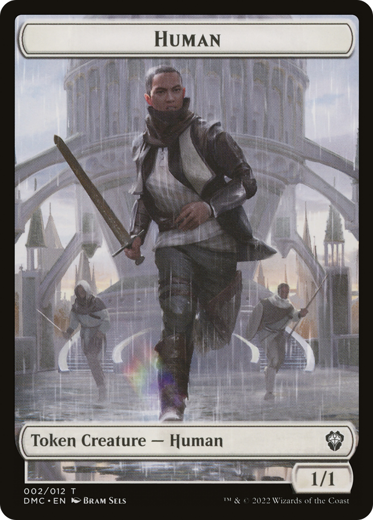 Human (TDMC-002) - Dominaria United Commander Tokens Foil