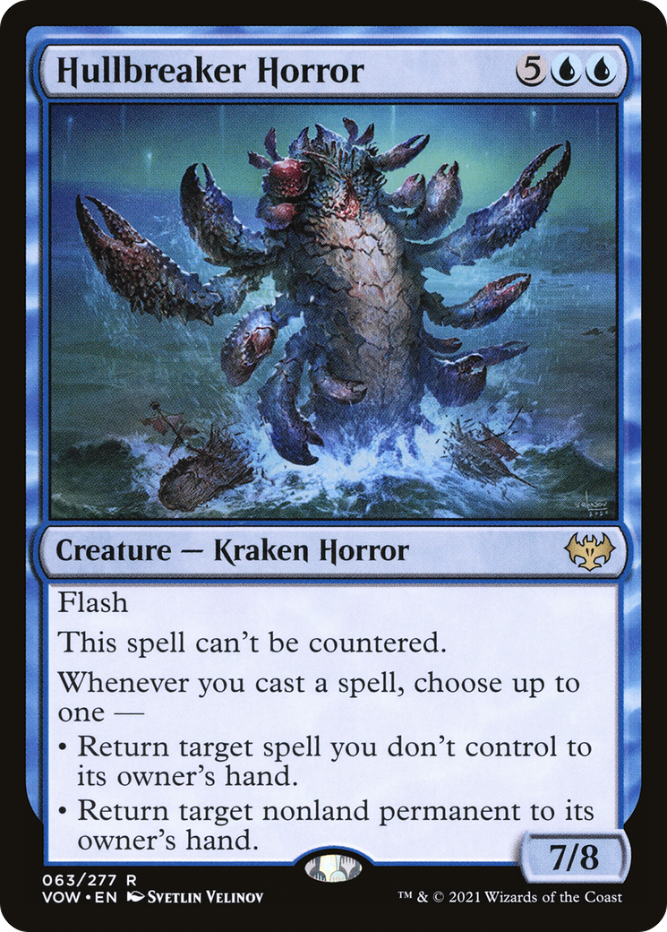 Hullbreaker Horror [Innistrad: Crimson Vow] Foil