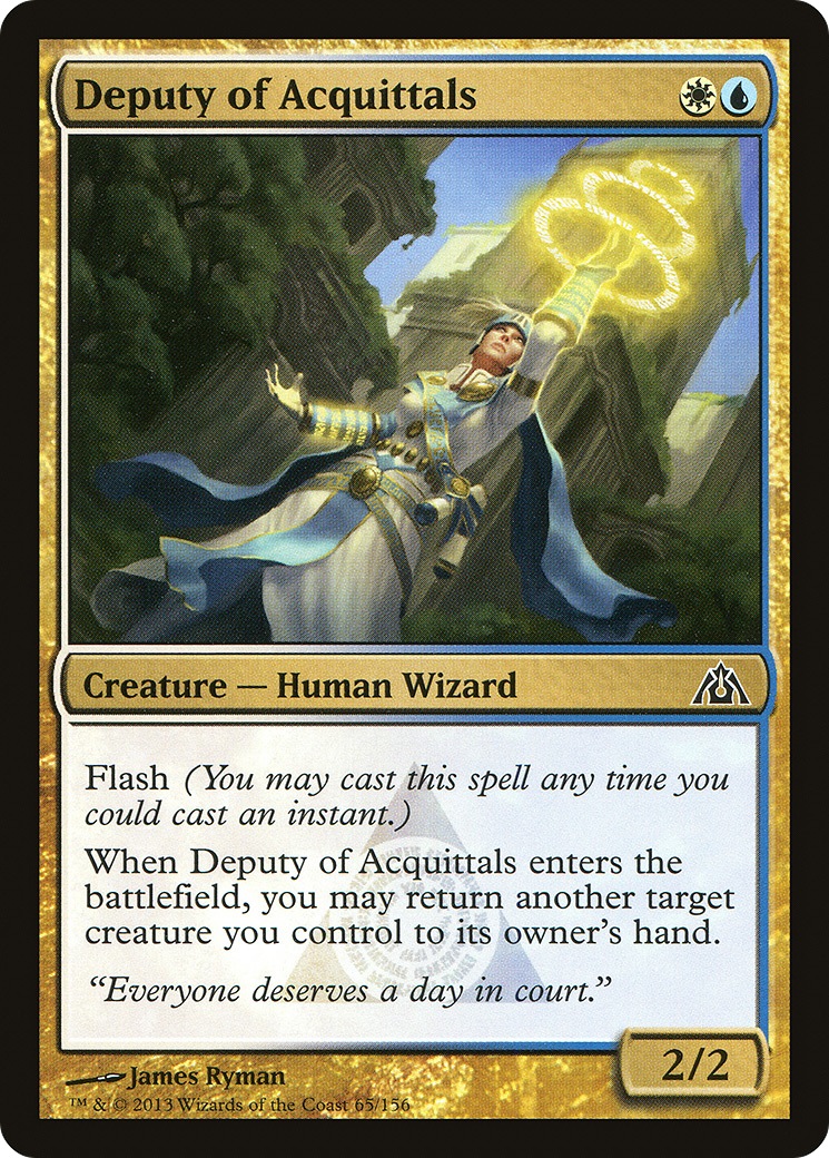 Deputy of Acquittals [Dragon's Maze] Foil