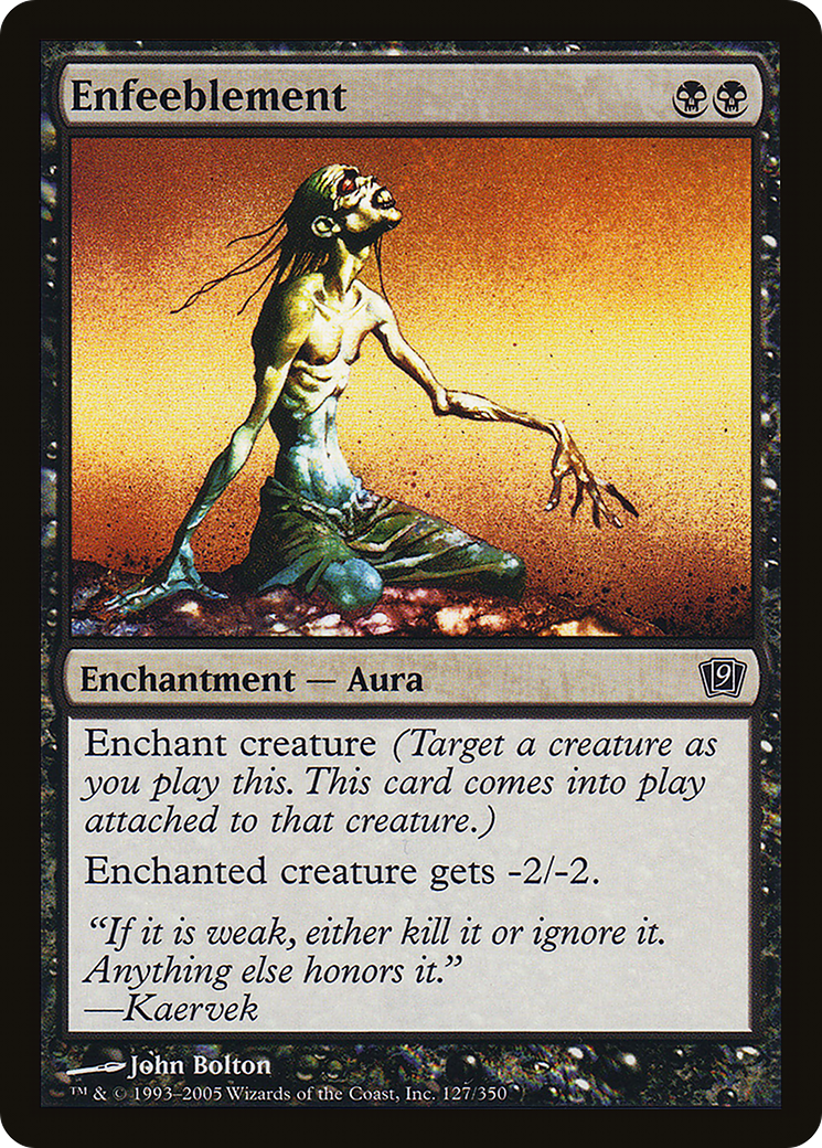 Enfeeblement [Ninth Edition] Foil