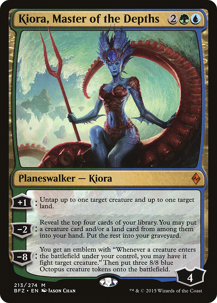 Kiora, Master of the Depths [Battle for Zendikar] Foil