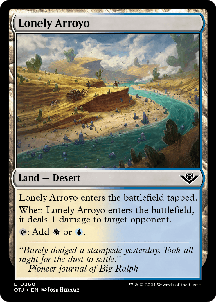 Lonely Arroyo [Outlaws of Thunder Junction] Foil