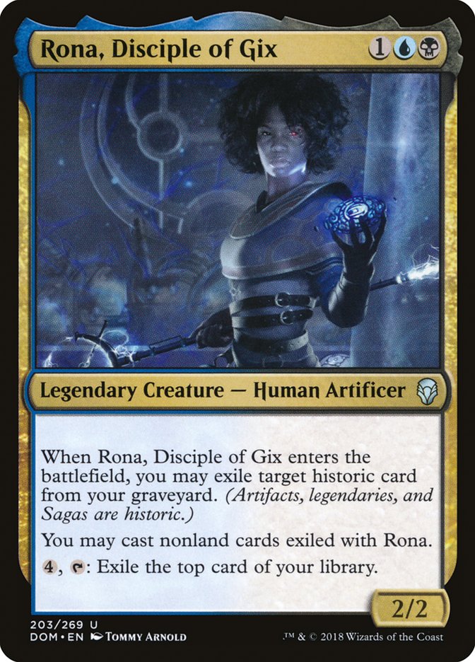 Rona, Disciple of Gix 203 (Dominaria) 