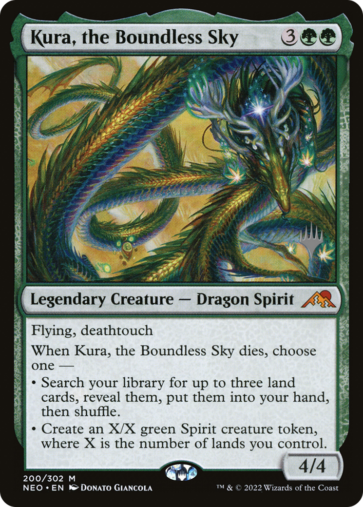Kura, the Boundless Sky (Promo Pack) [Kamigawa: Neon Dynasty Promos] Foil