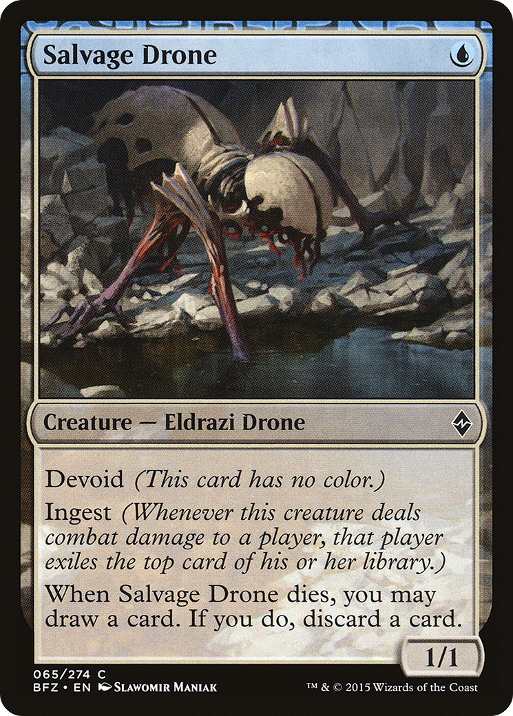 Salvage Drone [Battle for Zendikar] Foil