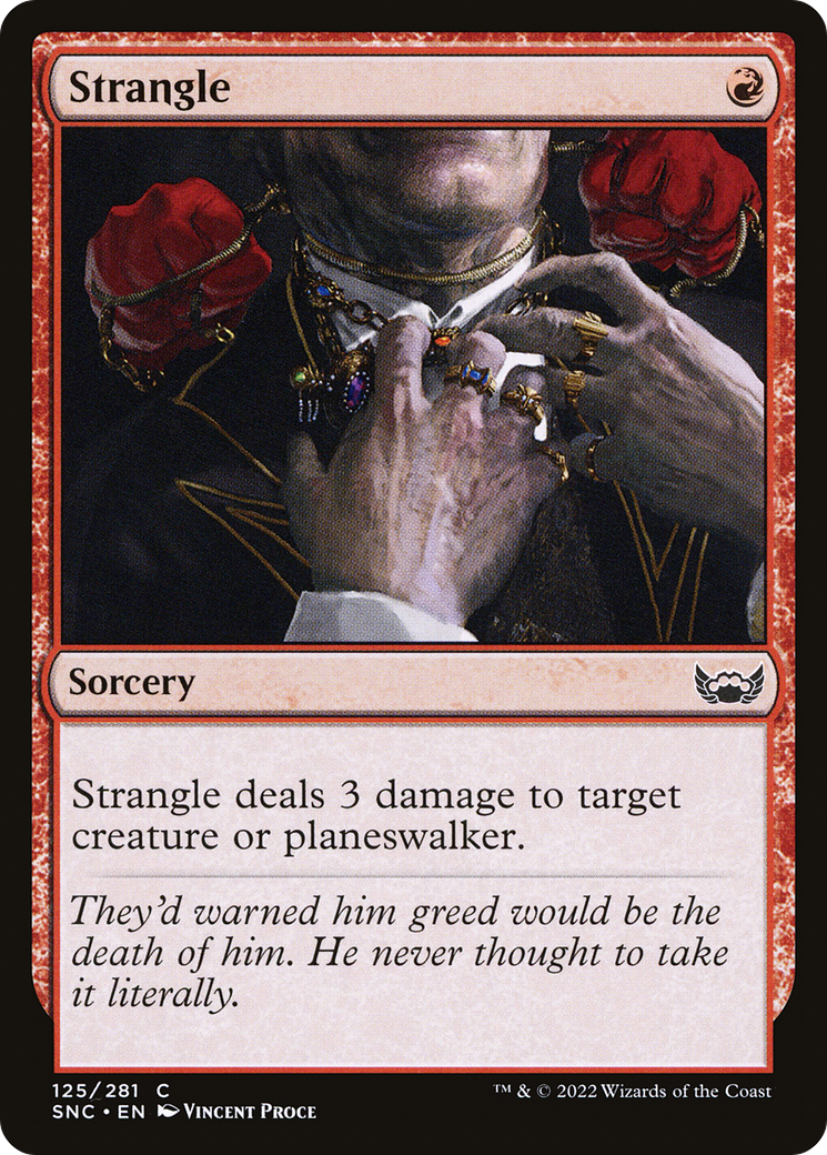 Strangle [Streets of New Capenna] Foil