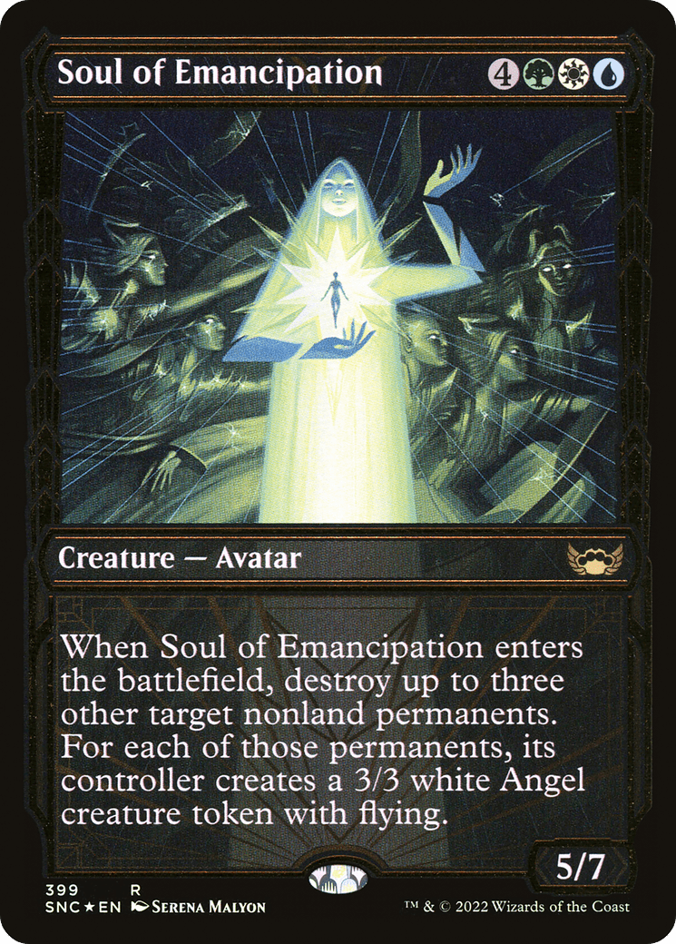 Soul of Emancipation (Showcase Golden Age Gilded Foil) [Streets of New Capenna]
