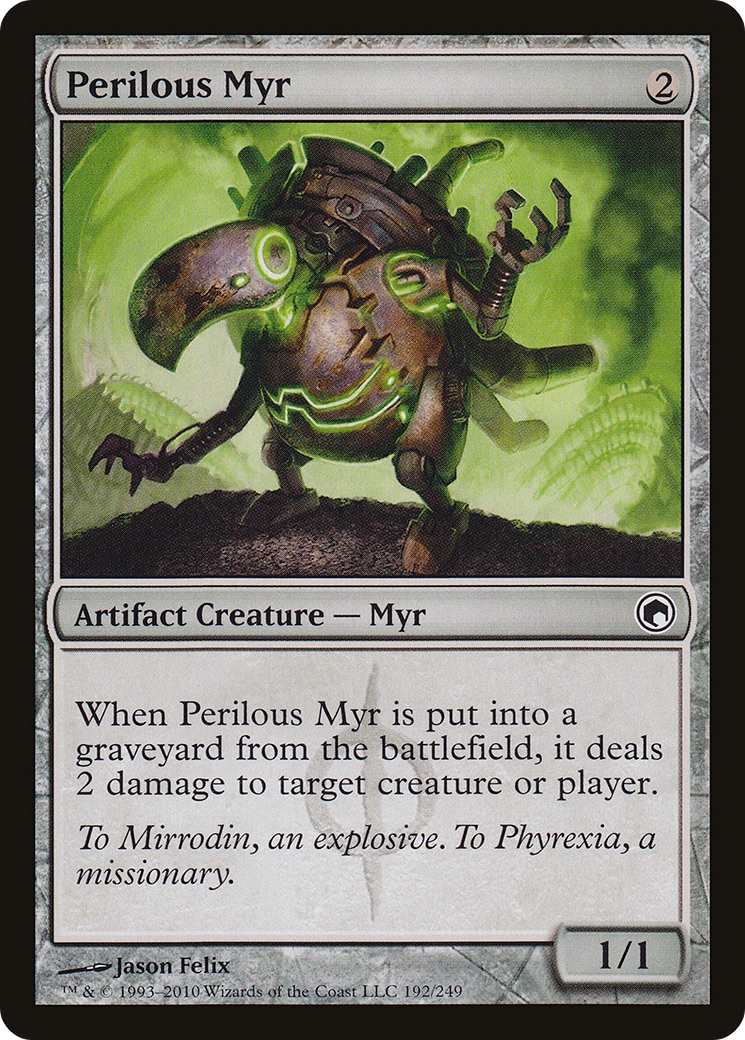 Perilous Myr [Scars of Mirrodin] Foil