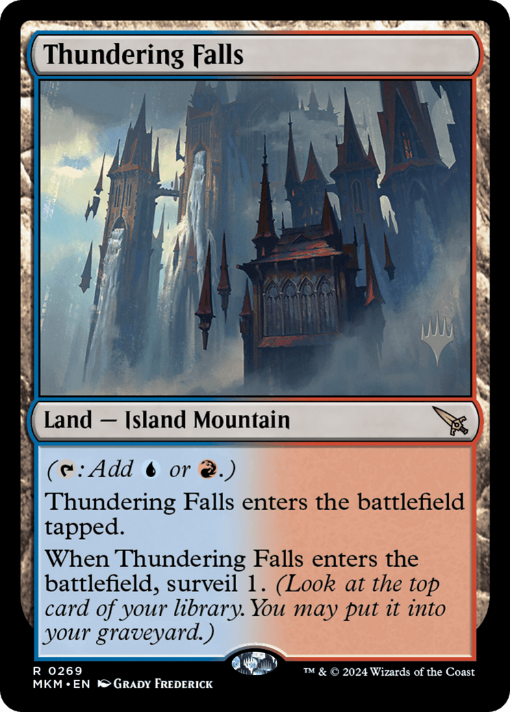 Thundering Falls (Promo Pack) [Murders at Karlov Manor Promos] Foil