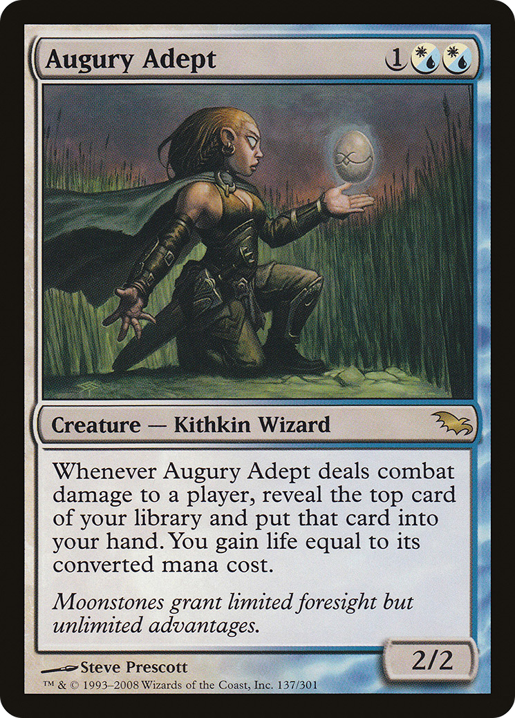 Augury Adept [Shadowmoor] Foil