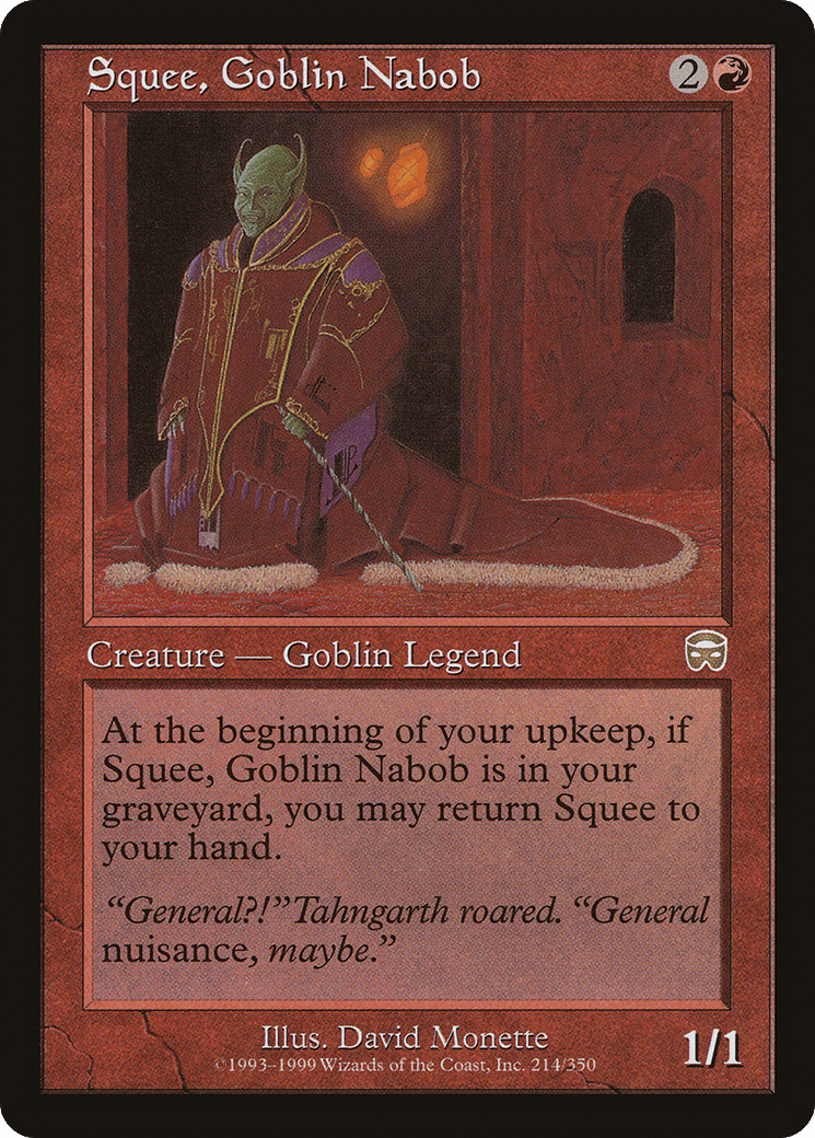Squee, Goblin Nabob [Mercadian Masques] Foil