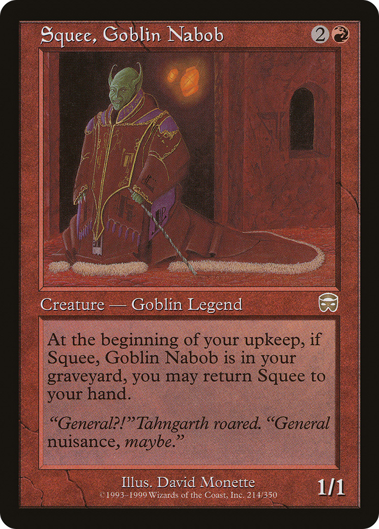Squee, Goblin Nabob [Mercadian Masques] Foil