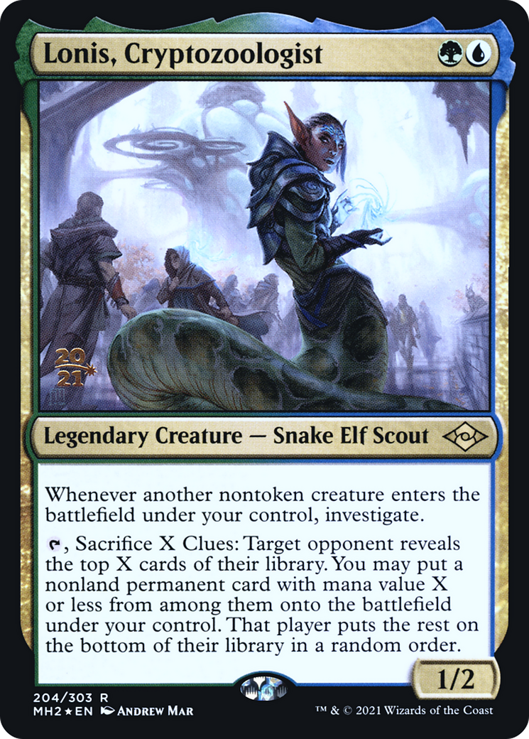 Lonis, Cryptozoologist (PMH2-204S) - Modern Horizons 2 Promos Foil