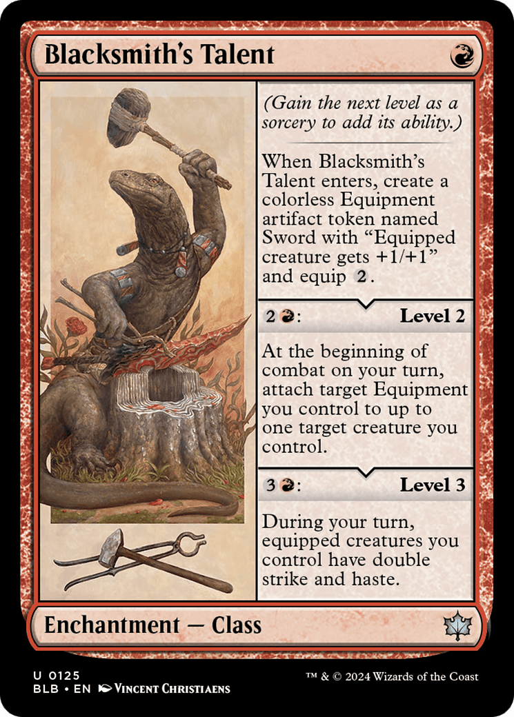 Blacksmith's Talent [Bloomburrow] Foil