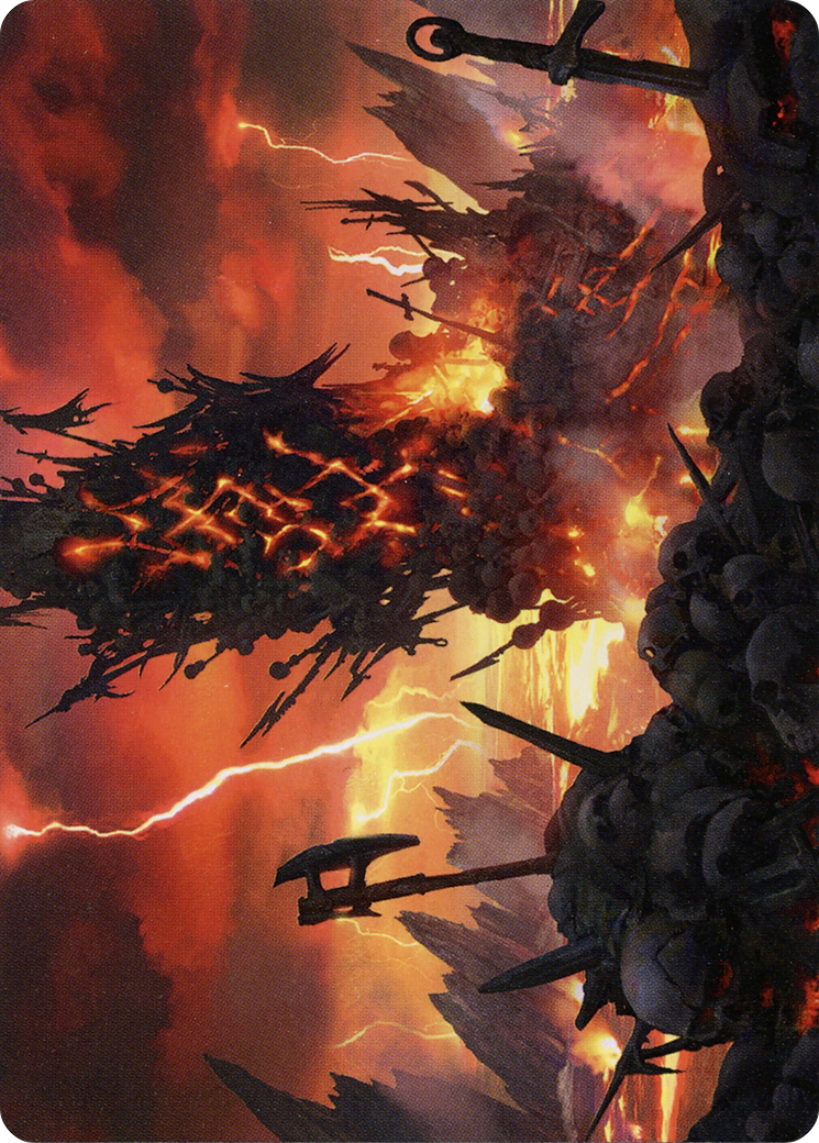 Immersturm Skullcairn // Immersturm Skullcairn (AKHM-071) - Kaldheim Art Series (Borderless) Foil