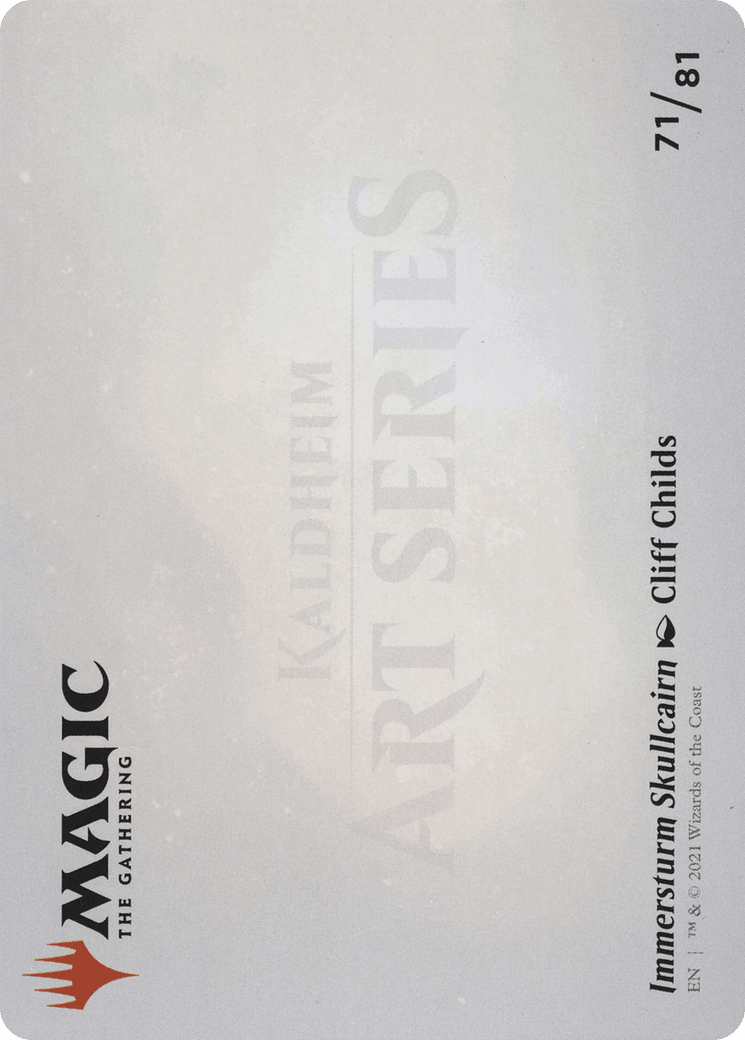 Immersturm Skullcairn // Immersturm Skullcairn (AKHM-071) - Kaldheim Art Series (Borderless) Foil