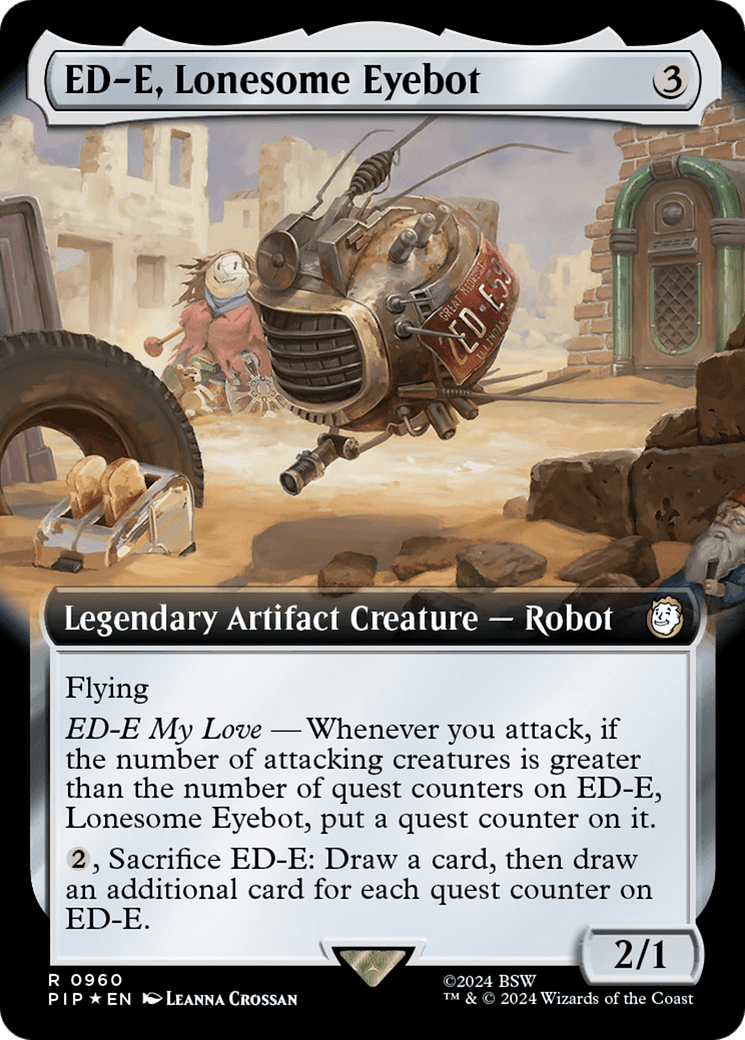 ED-E, Lonesome Eyebot (Extended Art) (Surge Foil) [Fallout]