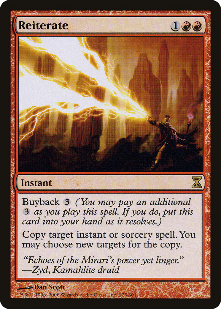 Reiterate [Time Spiral] Foil