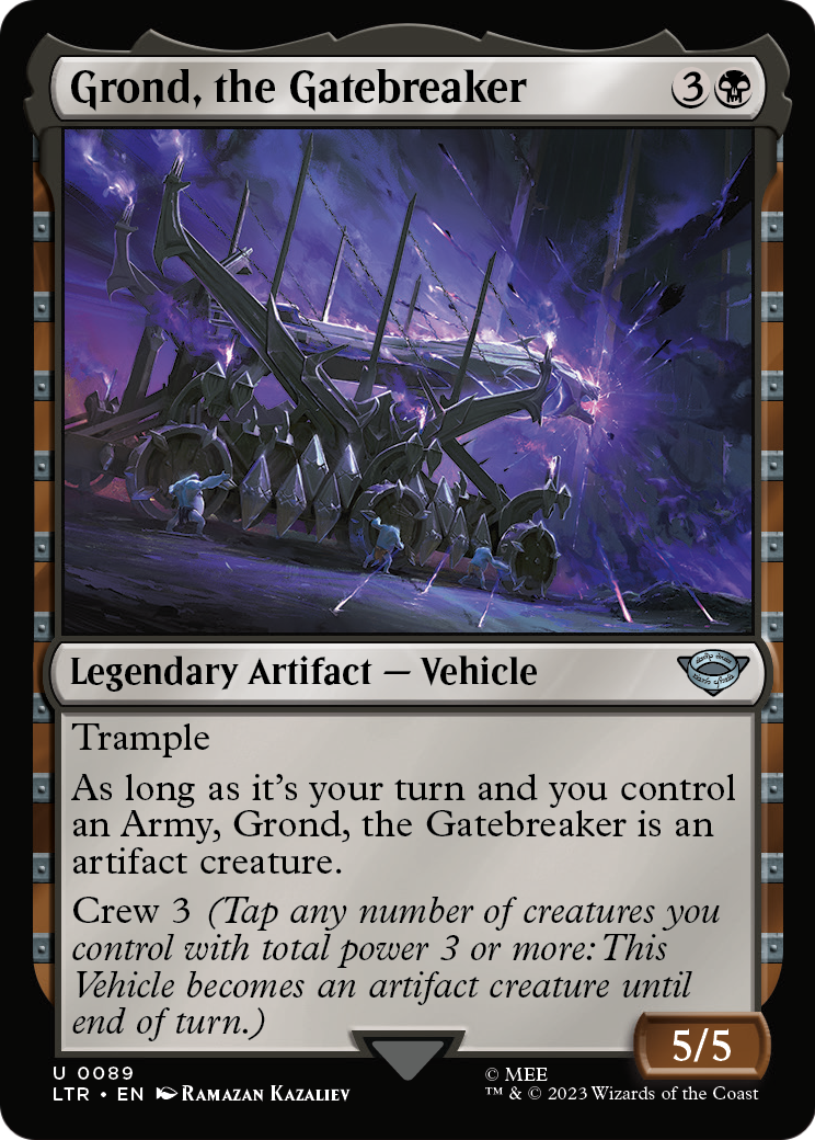 Grond, the Gatebreaker [The Lord of the Rings: Tales of Middle-Earth] Foil