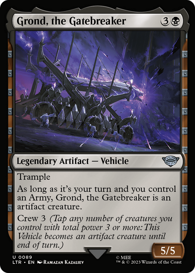 Grond, the Gatebreaker [The Lord of the Rings: Tales of Middle-Earth] Foil