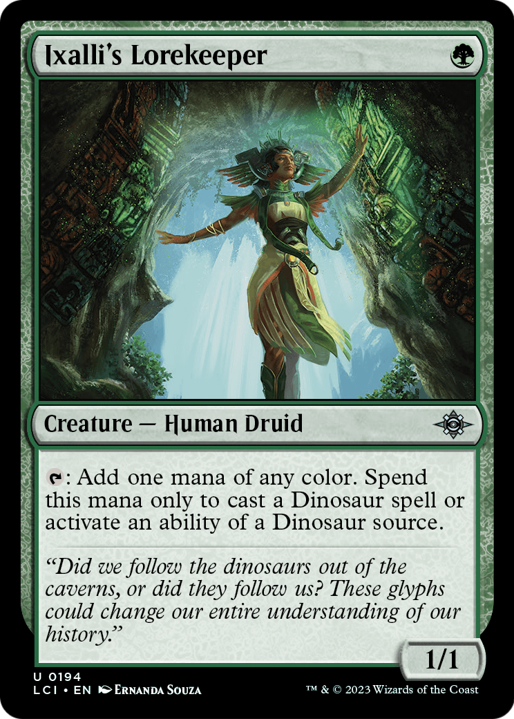 Ixalli's Lorekeeper [The Lost Caverns of Ixalan] Foil