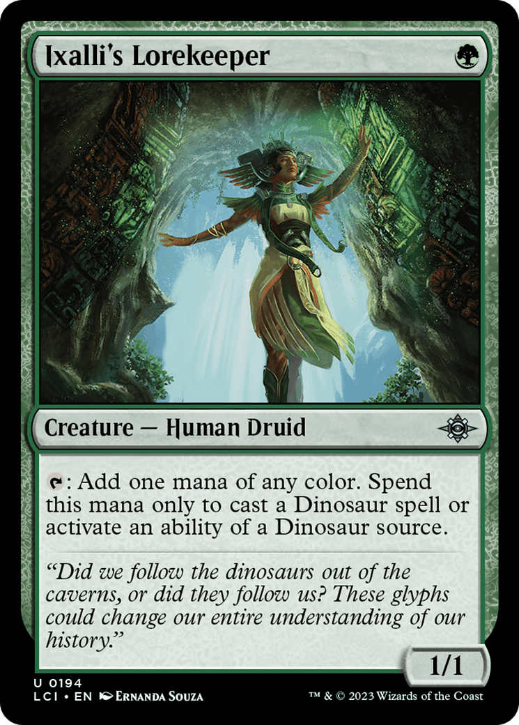 Ixalli's Lorekeeper [The Lost Caverns of Ixalan] Foil