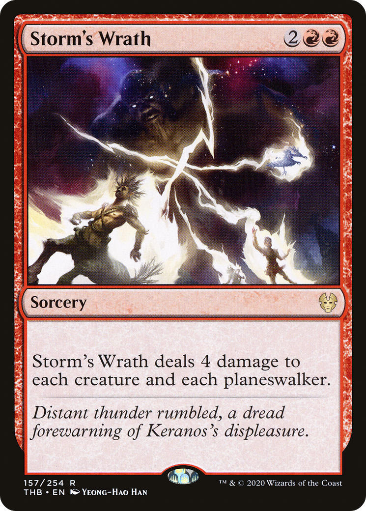 Storm's Wrath [Theros Beyond Death] Foil