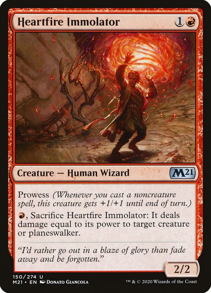 Heartfire Immolator 150 (Core Set 2021) 